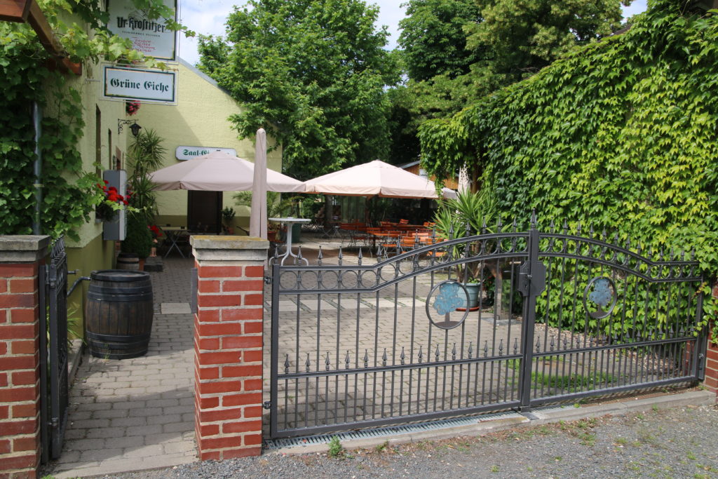 Gasthof Grüne Eiche Kulkwitz Eingang